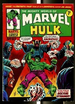 Mighty World Of Marvel #85 1974-HULK-FANTASTIC FOUR-DAREDEVIL-KIRBY-UK Comic Fn - £28.45 GBP