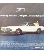1966 Mercury 67 Cougar Car Advertisement Automobilia Ford Motor Vintage ... - $548.16 MXN