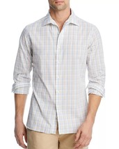 The Men&#39;s Store at Major Dept Store Casual Stretch Plaid Slim Shirt Multi-2XL - £25.06 GBP
