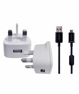 WALL CHARGER &amp; USB DATA SYNC CABLE For HUAWEI MEDIAPAD T1 10 WIFI 16GB T... - $189.63 MXN