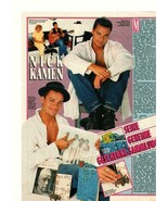 Nick Kamen teen magazine pinup clipping 1990&#39;s Bravo open shirt - £1.18 GBP
