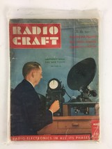 March 1947 Radio Craft Hugo Gernsback Magazine Lightweight Radar for Safe Flying - £10.41 GBP