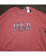 Polo Ralph Lauren T Shirt Mens 3XLT Pink Coral Short Sleeve Plaid Logo N... - $887.01 MXN