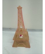 Hello Kitty In Paris Eiffel Tower Pink Plastic Replica Tooth Brush Holder - $181.34 MXN