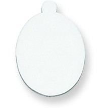 Sterling Silver Oval Stamping Disc - £15.55 GBP