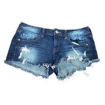 Express Jean Shorts Womens Size 8 Cutoffs Denim Distressed - £6.66 GBP