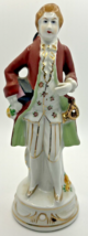 Vintage Japanese Made Man Figurine Porcelain 7.75&quot; SKU U231 - £10.22 GBP