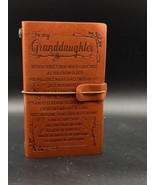 To My Granddaughter Brown Leather Journal I’ll Always Be With You - £10.50 GBP