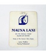 Vtg Golf Club Bag Tag Mauna Lani Hawaii Swordfish Golf Lanny Wadkins Tou... - $570.99 MXN