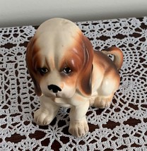 Norcrest Beagle Basset Hound Porcelain Dog Figurine Vintage A613 Japan 3 Inch - £9.43 GBP