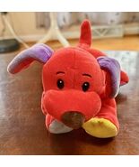 BABY GUND Red Velour Dog Plush PUPPS Rattle 8” Stuffed Puppy Lovey 5720 - $17.82