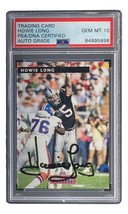 Howie Long Signed Raiders 1992 Pro Line Profiles Trading Card PSA/DNA Gem MT 10 - £129.87 GBP