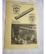 1960 Two sided UK Ad Macanudo and Punch Cigars, Heaton Tab and Company LTD - $12.32 CAD