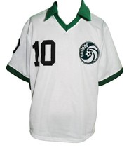 Pele #10 NY Cosmos New Men Soccer Football Jersey White Any Size - £31.44 GBP