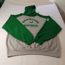 Badger Sport Harrison Hoyas Football Men's Gray & Green Pullover Sweatshirt XL image 12