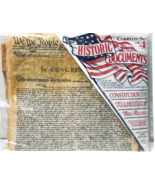 Complete Set of 4 American Historical Documents - Replicas in Original P... - $22.95 CAD