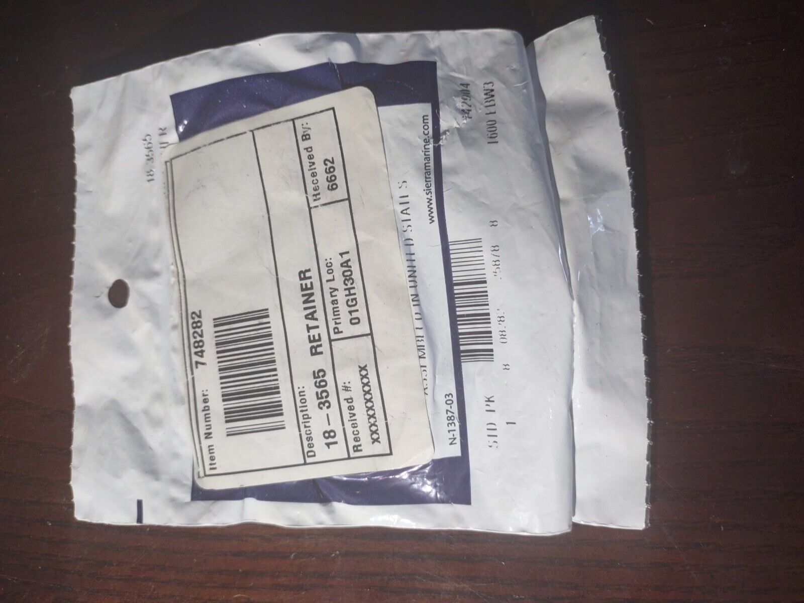 Sierra 18-3565 spring valve retainer OMC Johnson Evinrude 321220 - $18.69