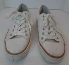 Dolce Vita  DV YVON Athletic  Sneakers Canvas, Cork &amp; Rubber Lace Up Size 9 - £46.60 GBP