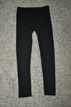 Womens Leggings Modern Heritage Black Pull On Crop Pants-size M/L - £13.42 GBP
