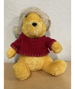 Disney Store Whip Stitch Winnie The Pooh Santa Suit Pooh 12&quot; Soft Plush ... - €8,59 EUR