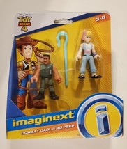 Toy Story 4 Fisher-Price Imaginext Disney Pixar Combat Carl and Bo Peep Figures - £9.20 GBP