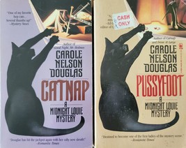 Catnap and Pussyfoot by Carole Nelson Douglas Lot of 2 Paperbacks - £3.99 GBP