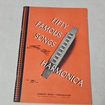 Fifty Famous Songs for the Harmonica Revised by Hugo Frey 1942 - $8.98