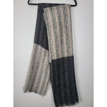 Madden Girl Scarf One Size 75LX42W Black Multicolor Womens Tight Knit Fall - £20.93 GBP
