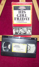 his girl friday/ comedy  classic/  vhs movie - £7.78 GBP