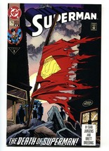 Superman #75-DEATH Of SUPERMAN- VF/NM 2nd Print. - £17.13 GBP