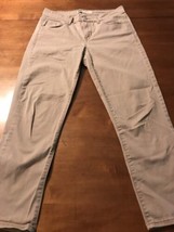 Levi&#39;s Women&#39;s Jeans Mid Rise Skinny Jeans Light Brown Stretch Size 6 X 25 - $28.71