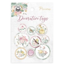 Precious Double-Sided Cardstock Tags 9/Pkg- 01 P13PRE21 - £12.81 GBP