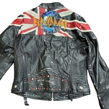 Wilson’s Leather Def Leppard Jacket Womens Medium Studded Distressed Bla... - £72.14 GBP