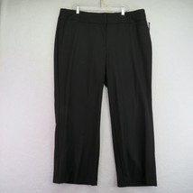 Alfani Pants Womens Size 18W Petite Black Curvy Fit Trousers Stretch New - $24.75