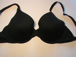 Victoria&#39;s Secret BODY BY VICTORIA bra 34C full coverage uplift black pa... - $39.00