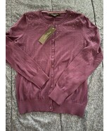 Women’s Central Park West Small Sparkly Deeper Plum Cardigan - $294.48 MXN Women’s Central Park West Small Sparkly Deeper Plum Cardigan - $294.48 MXN
