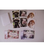 Blank Greeting Cards Animals &amp; Floral with White &amp; Matching Envelopes, 8 - £2.83 GBP