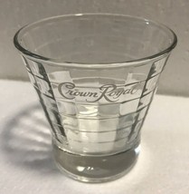 Crown Royal Optic Block Lowball Whiskey Glass Tumbler - £4.67 GBP