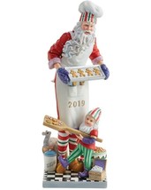 Lenox Santa Baking Cookies Pencil Figurine Elf Christmas Last In Series ... - £167.86 GBP