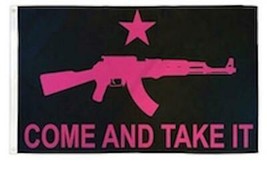 Come And Take It Pink Gun 3 X 5 Flag 2nd Amendment Banner ak47 Rifle #818 - £8.96 GBP