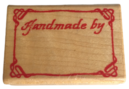 Comotion Rubber Stamp Handmade By Card Making Hobby Crafter Back Cover Craft 196 - $4.99