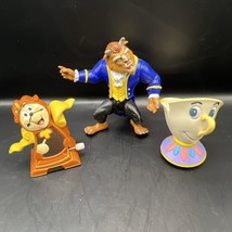 Vintage 1991 Burger King Kids Club Toys Disney Beauty and the Beast Complete Set - £9.23 GBP