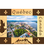 Quebec Laser Engraved Wood Picture Frame Landscape (3 x 5) - $25.99
