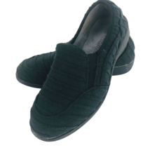 Emma Lee Grace Collection Girls Shoe Black Canvas Loafer Size 6 Flats  - $29.99