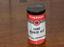 Vintage Firestone Tube Repair Kit Can - $360.96 MXN