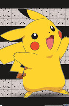 Pokemon - Pikachu Open Arms Wall Poster Home Decoration Art - 22x34 - £10.16 GBP