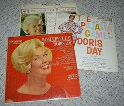 Doris Day Record Album Lot Of 3 Vinyl LP&#39;s Wonderful Day Pajama Game Duet Previn - £27.52 GBP