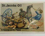 Victorian Trade Card St Jacobs Oil It Conquers Pain West Point Nebraska - $18.95