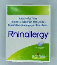 3 PACK  RHINALLERGY 40 Tabs by Boiron Allergy Symptoms RHINITIS CONJUCTI... - £38.82 GBP