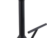 Chronos 29.75&quot; Modern Industrial Iron Hourglass Backless Bar Stool With ... - $304.99